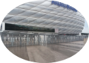 Außenansicht auf die Allianz Arena in München